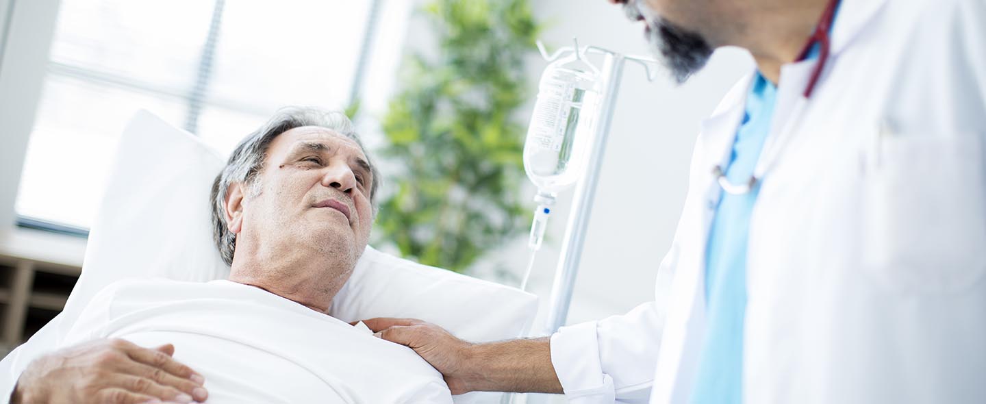 A patient being consulted by the doctor